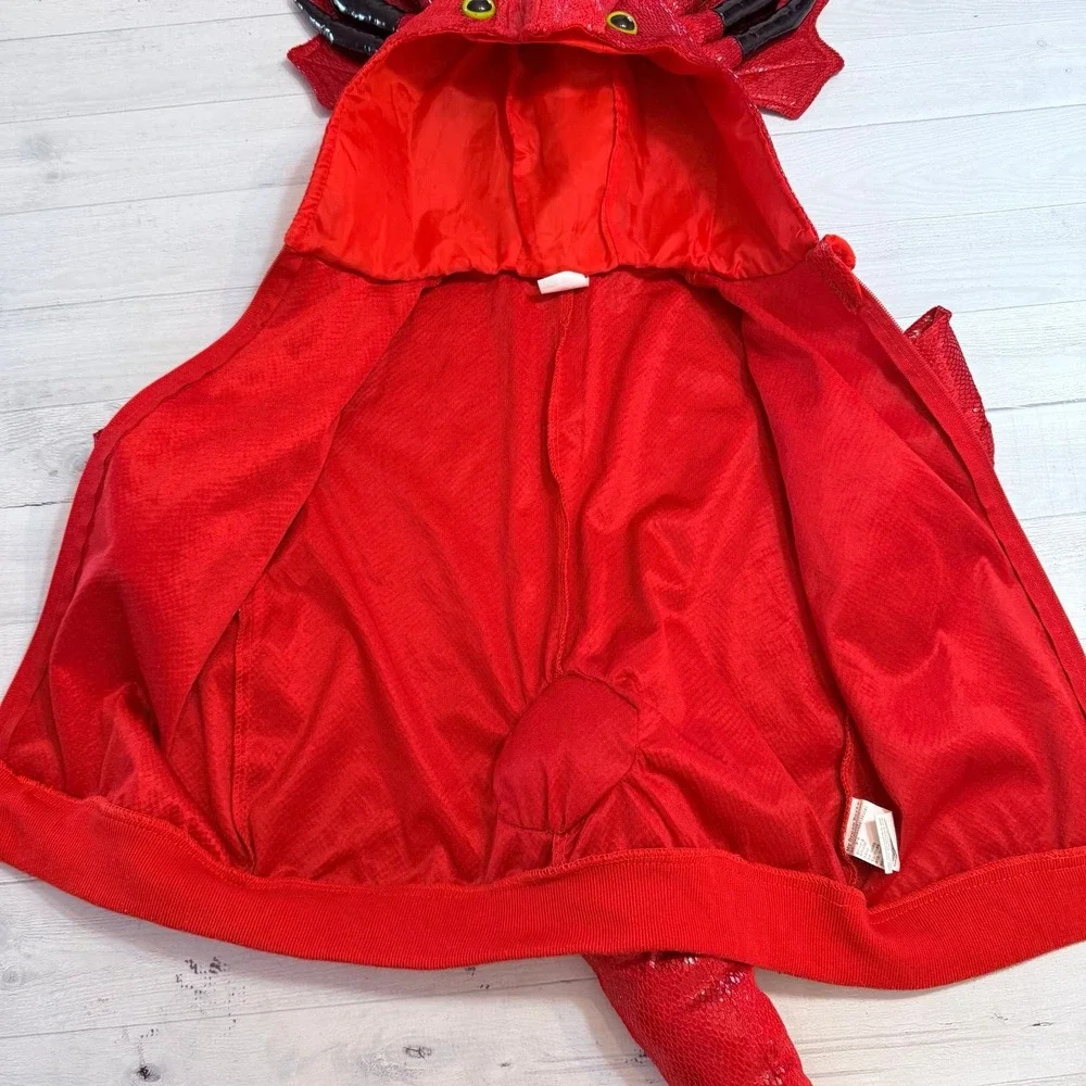 My Dream party‎ red dragon costume zip up sweatshirt 130 6/7